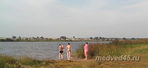 Частный сектор на озере Медвежьем в Курганской области - село Новое Ильинское